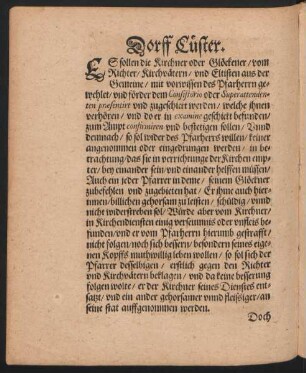 Dorff Cüster.