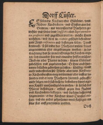 Dorff Cüster.