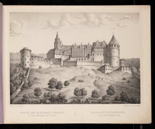 Heidelberger Schloss von Norden gesehen