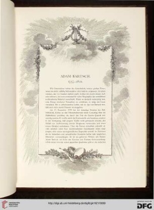 Adam Bartsch: 1757-1821