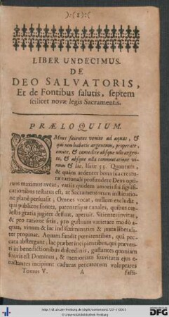 Praeloquium.