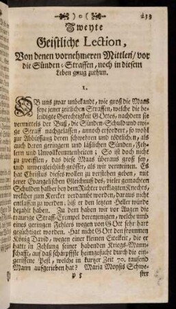 233-241, Zweyte Lection