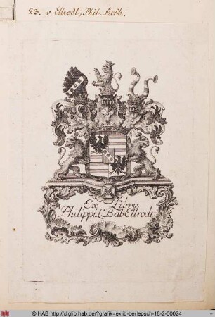 Wappen des Grafen Philipp von Ellrod