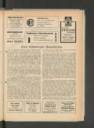 Eine wässerige Geschichte