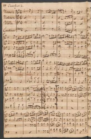 Suiten; Streicher, bc; G-Dur