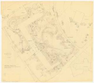 Kurpark Bad Oeynhausen Umgestaltung: Lageplan