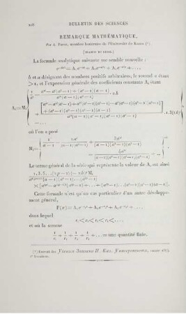 Remarque mathématique.