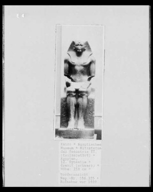 Sitzstatue des Sesostris II.