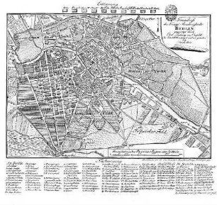 Karte: Grundriß der Königl. Residenzstädte Berlin