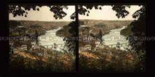 Panorama von Schaffhausen mit Rhein