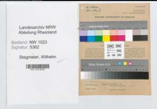 Entnazifizierung Wilhelm Stegmaier , geb. 07.01.1895 (Arbeiter)