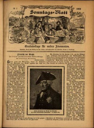 Ausgabe vom Sonntag, den 21. Januar 1912.