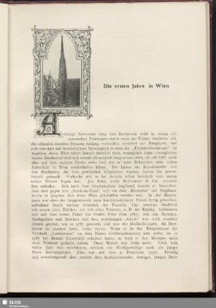 Die ersten Jahre in Wien