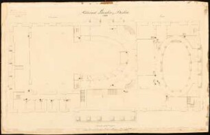 Nationaltheater, Berlin: Grundriss 1. Rang (Variante)