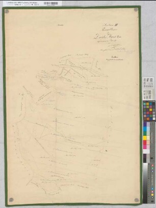 Waltrop (Waltrop), Datteln (Datteln), Teilung der Dahler Mark, Sektion 3 Brouillonkarte
