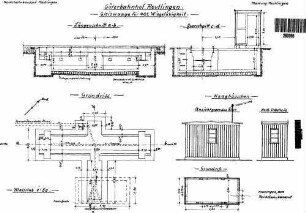 Reutlingen Hbf: Nebengebäude Gleiswaage Grundrisse