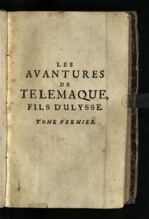 Les avantures de Telemaque, fils d'Ulysse