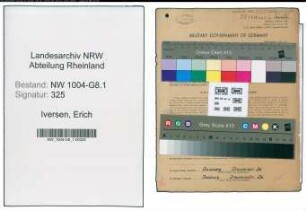 Entnazifizierung Erich Iversen , geb. 15.09.1901 (Ingenieur)