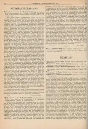 311-312 [Rezension] Tiling, Magdalene von, Der Mensch vor Gott
