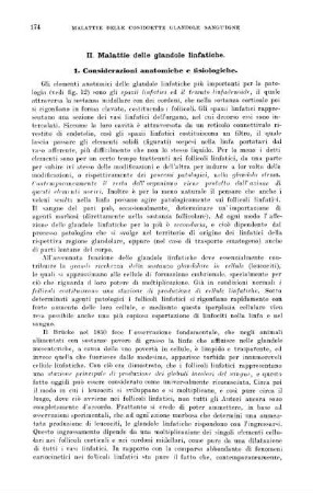 II. Malattie delle glandole linfatiche.