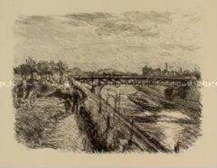 Brücke über einem Kanal