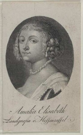 Bildnis der Amalia Elisabeth, Landgraefin von Hessen-Kassel