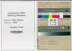 Entnazifizierung Peter Grenzer , geb. 27.04.1896 (Wohnungsinspektor)