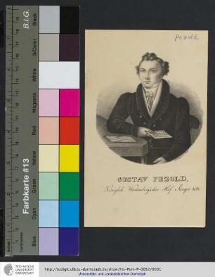 Gustav Pezold : Königlich Würtemberg'scher Hof-Sänger