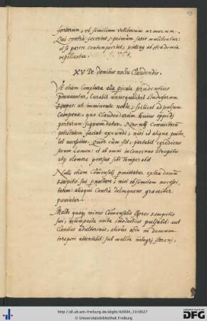[fol. 13] De domibus noctu claudendis