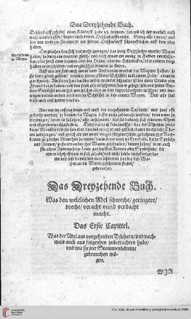 Das Dreyzehende Buch