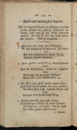 Neun und zwanzigstes Kapitel.