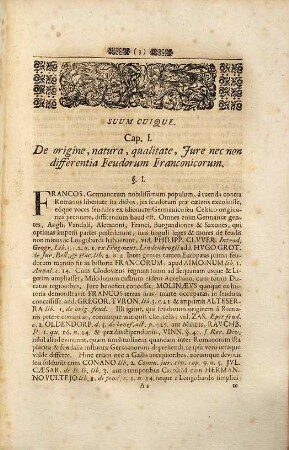 Dissertatio inauguralis iuridica de feudis Franconicis, imprimis Herbipolensibus, zu rechtem Mann-Lehn oder auf männliche, mann-lehnbahre, ehliche mann-lehnbahre oder auch männliche Leibs-Lehns-Erben etc. concessis