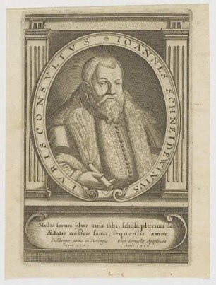 Bildnis des Ioannes Schneidewinivs
