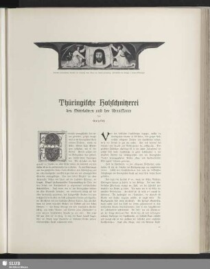 Thüringische Holzschnitzerei des Mittelalters und der Renaissance