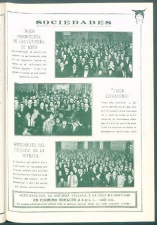 [Vista del festival de la sociedad] "Unión Estradense"