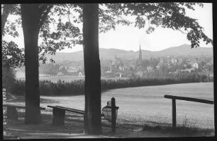 Löbau. Blick auf Löbau