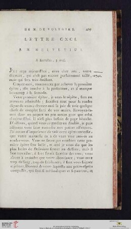 (Lettre CXCI -CC)