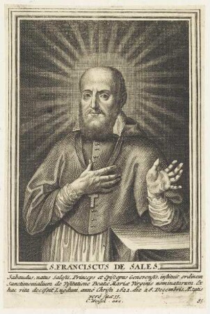 Bildnis des S. Franciscus de Sales
