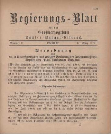 Nr. 9 : 27. März 1874