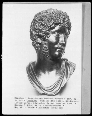 Lucius Verus, römischer Kaiser 161-169 n. Chr.