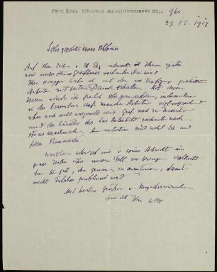 Sehr geehrter Herr Schlemmer Auf Ihre Zeilen v. 28. Dez antworte ich Ihnen später...