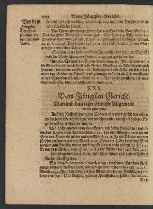 XXX. Vom Jüngsten Gericht