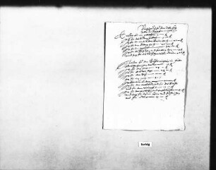 Kostenvoranschlag für Holz, von anderer Hand (Folio)