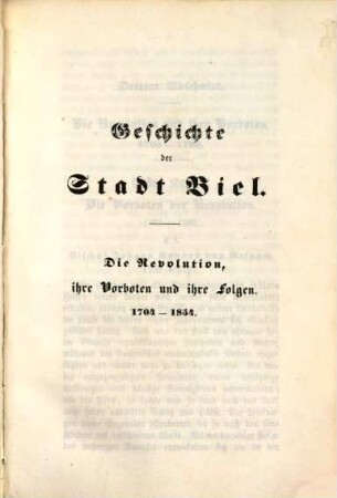Geschichte der Stadt Biel und ihres Panner-Gebietes, 3