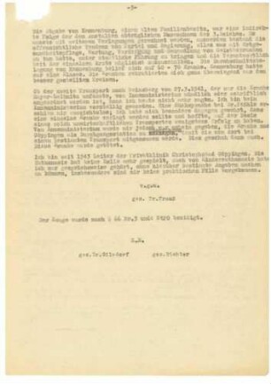 Zeugenaussage Landesfürsorge - Anstalt Markgröningen, Anstaltsinspektor Heinrich Scholder