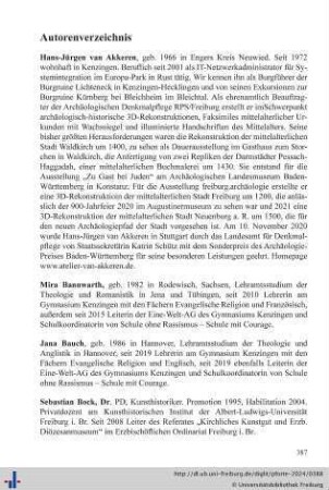Autorenverzeichnis