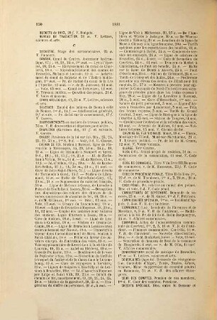 Histoire parlémentaire de la Belgique. 2,2, 2me Série : 1880 - 1890 : [Session ordinaire de 1881 - 1882]