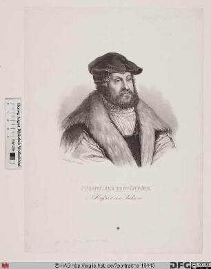 Bildnis Johann der Beständige, Kurfürst von Sachsen (reg. 1525-32)