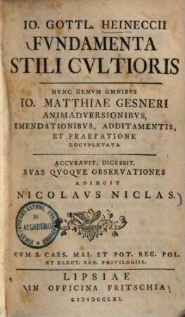 Fundamenta stili cultioris