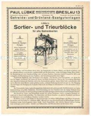 Sortier- und Trieurblöcke